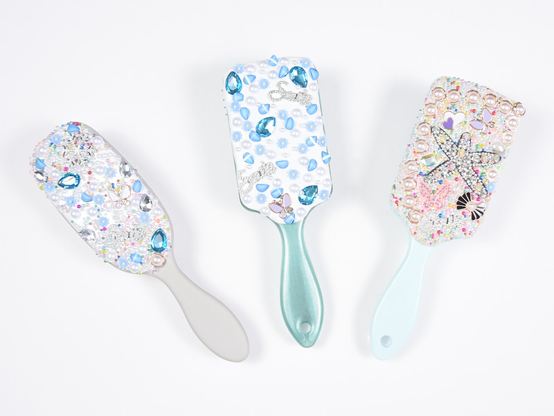 Sieraden Bling ovale ontwarrende haarborstel