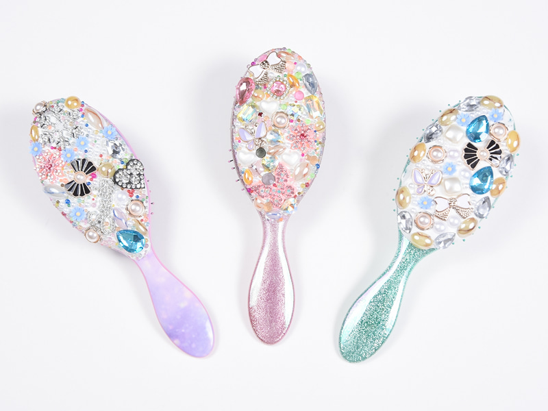 Sieraden Bling ovale ontwarrende haarborstel