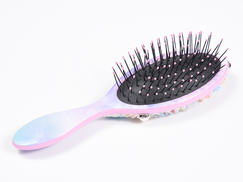 Sieraden Bling ovale ontwarrende haarborstel