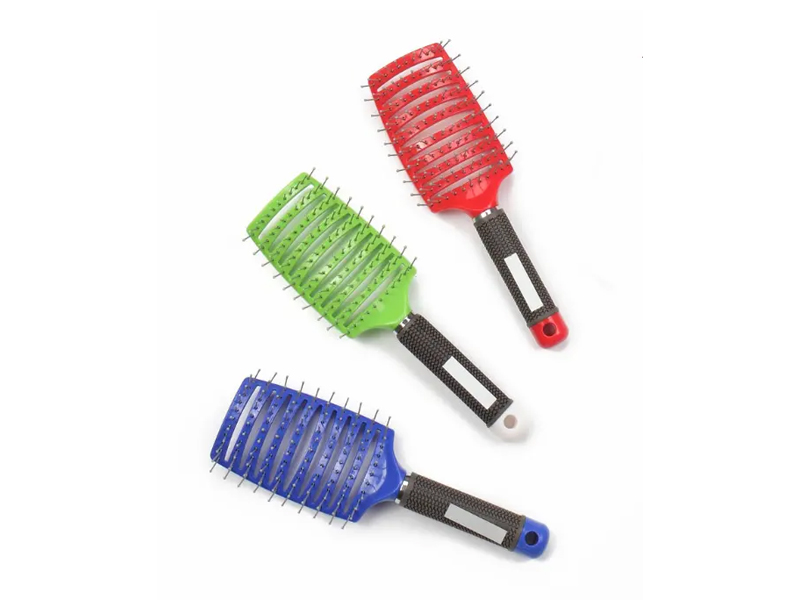 Plastic hoofdhuidmassage vent haarborstel