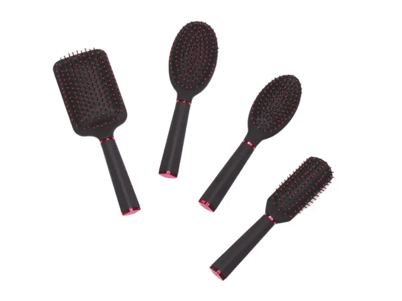 Plastic ontwarrende massagehaarborstel