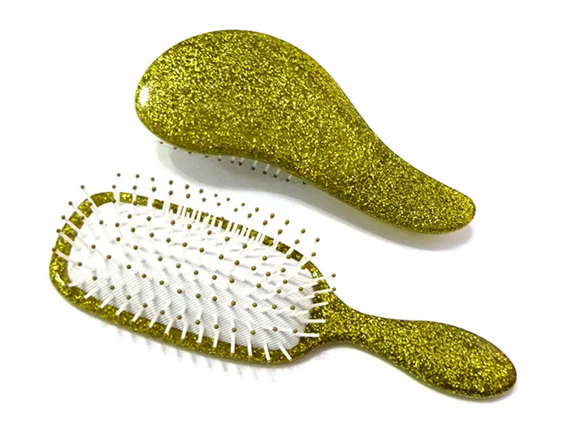 Ontwarrende glitterkussenhaarborstel
