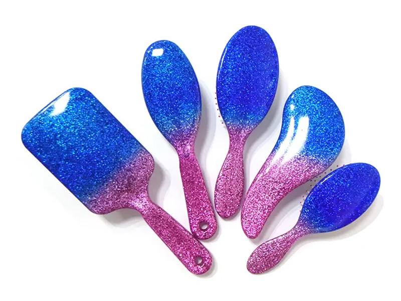 Paddle Plastic Föhnshampoo Curve Wave Haarborstel