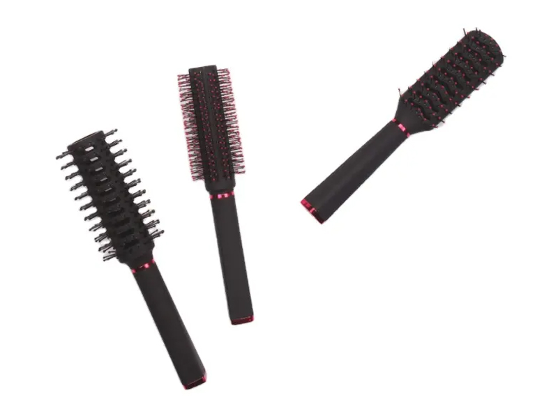 Plastic ontwarrende massagehaarborstel