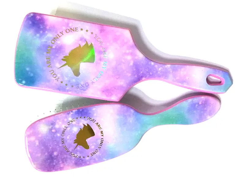 Sparkle Unicorns Kleurrijke Plastic Haarborstel