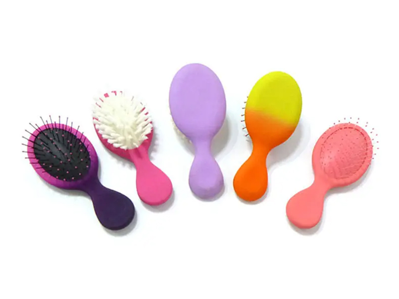 Brosse a Cheveux Afro Tangle Haarborstel Heren met rubberen coating