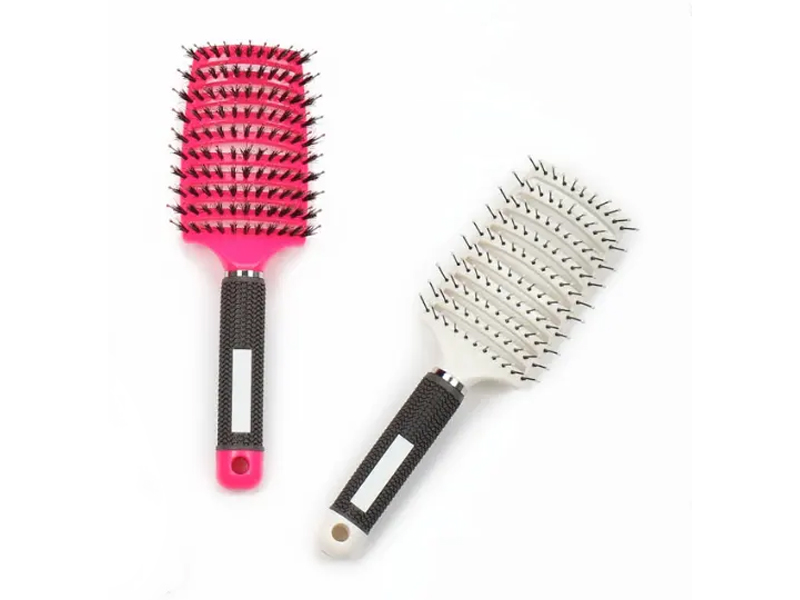Plastic hoofdhuidmassage vent haarborstel