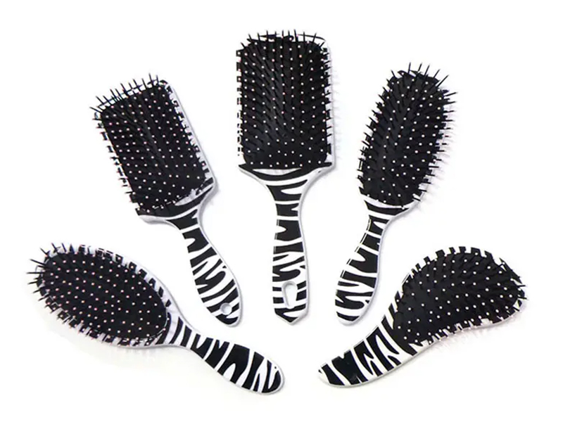 Ronde stijltang Weave haarshampoo kam