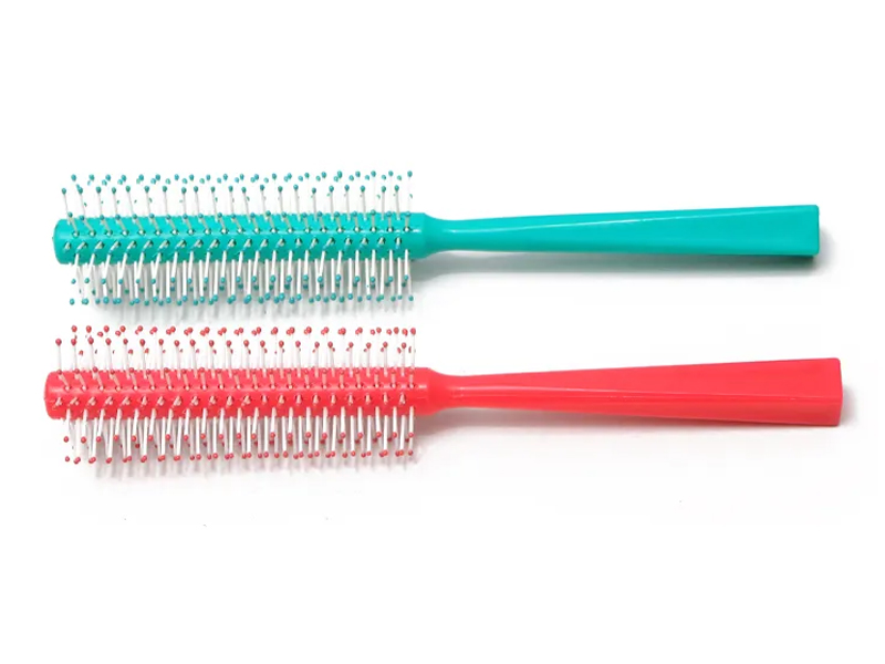 Kinderen ontwarrende kleur roze pruik ronde octopusborstels