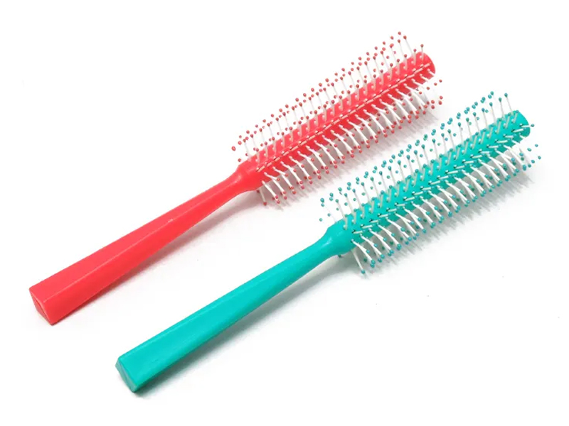 Kinderen ontwarrende kleur roze pruik ronde octopusborstels