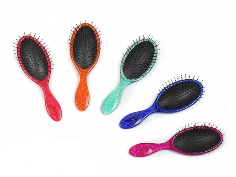 ABS Plastic Paddle Ovale Ontwarrende Haarborstel