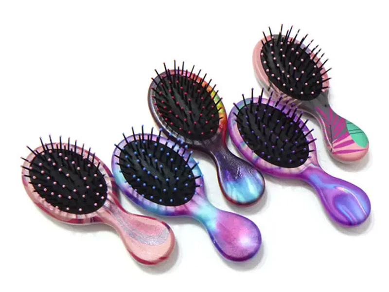 Baby ontwarrende peddelhaarmassager kleurkam