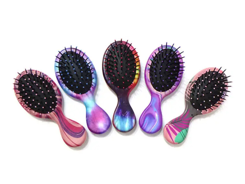 Baby ontwarrende peddelhaarmassager kleurkam